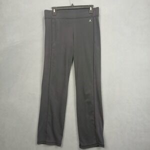Danskin Essential Yoga Pants Womens M(8-10) Black Stretch Straight Leg Athletic‎